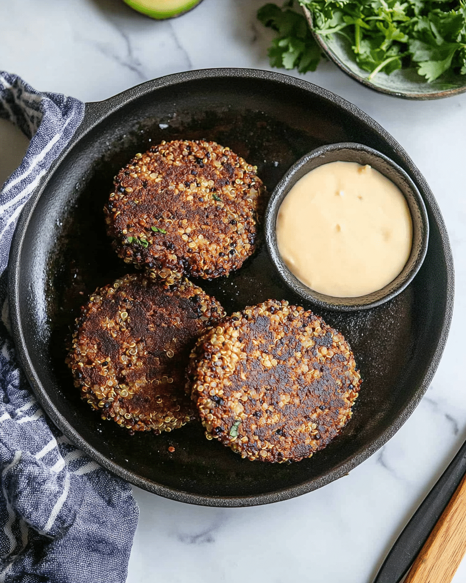 Quinoa Black Bean Burgers