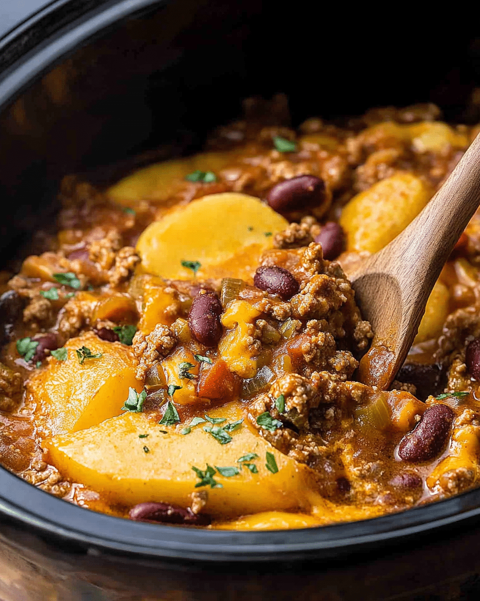 Slow Cooker Cowboy Casserole