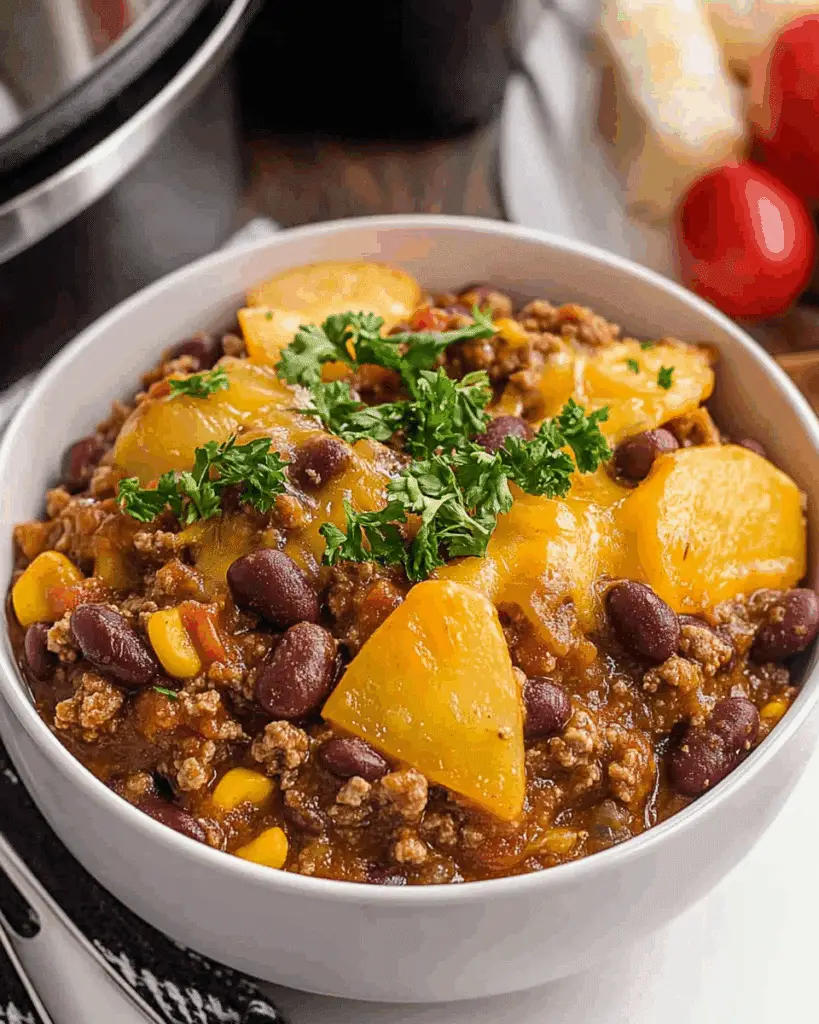 Slow Cooker Cowboy Casserole