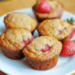 Strawberry Banana Bread Muffins