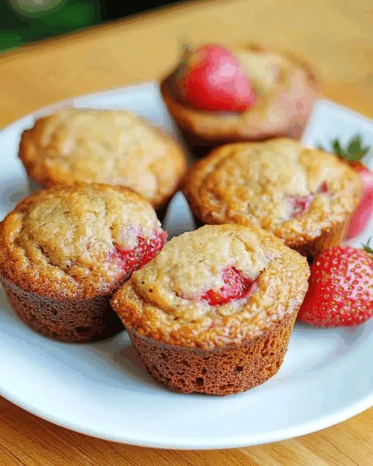 Strawberry Banana Bread Muffins