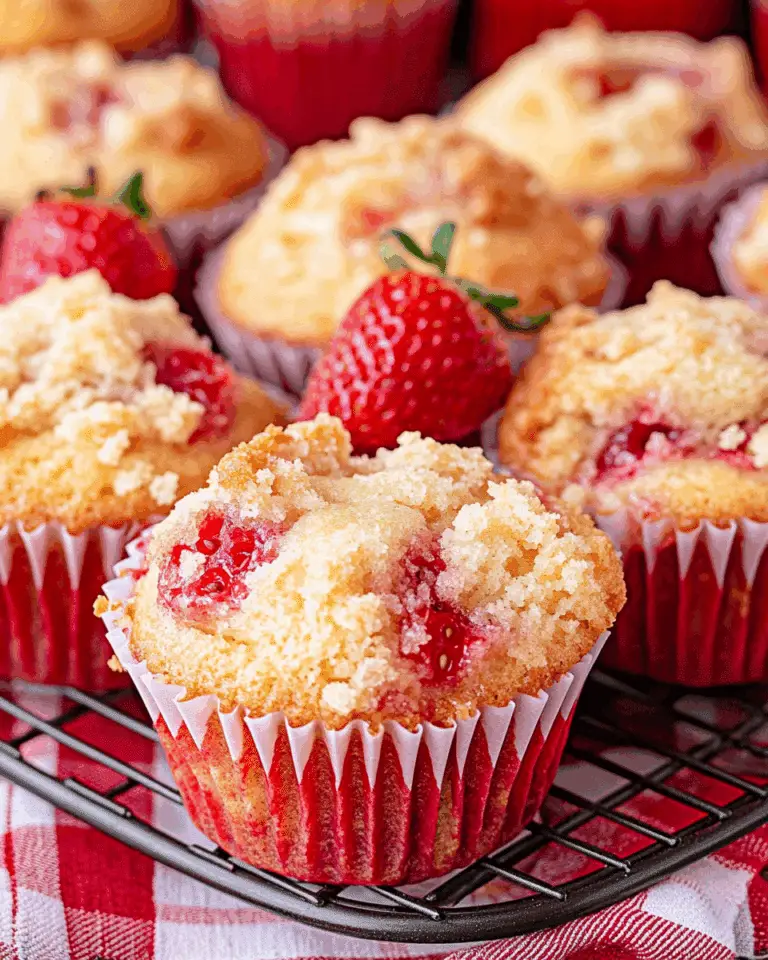 Homemade Strawberry Muffins