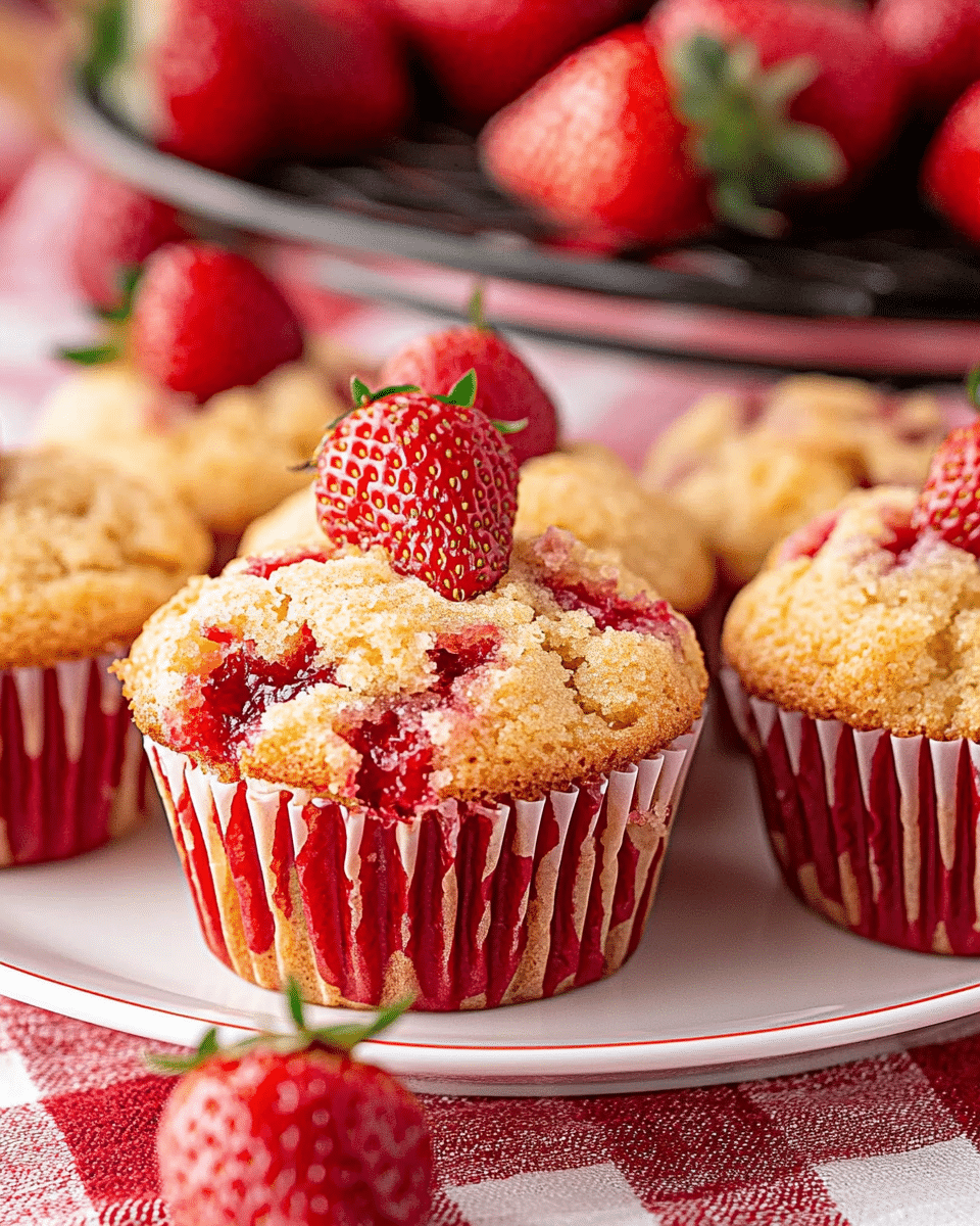 Homemade Strawberry Muffins