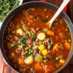Vegetable Ground Beef Soup