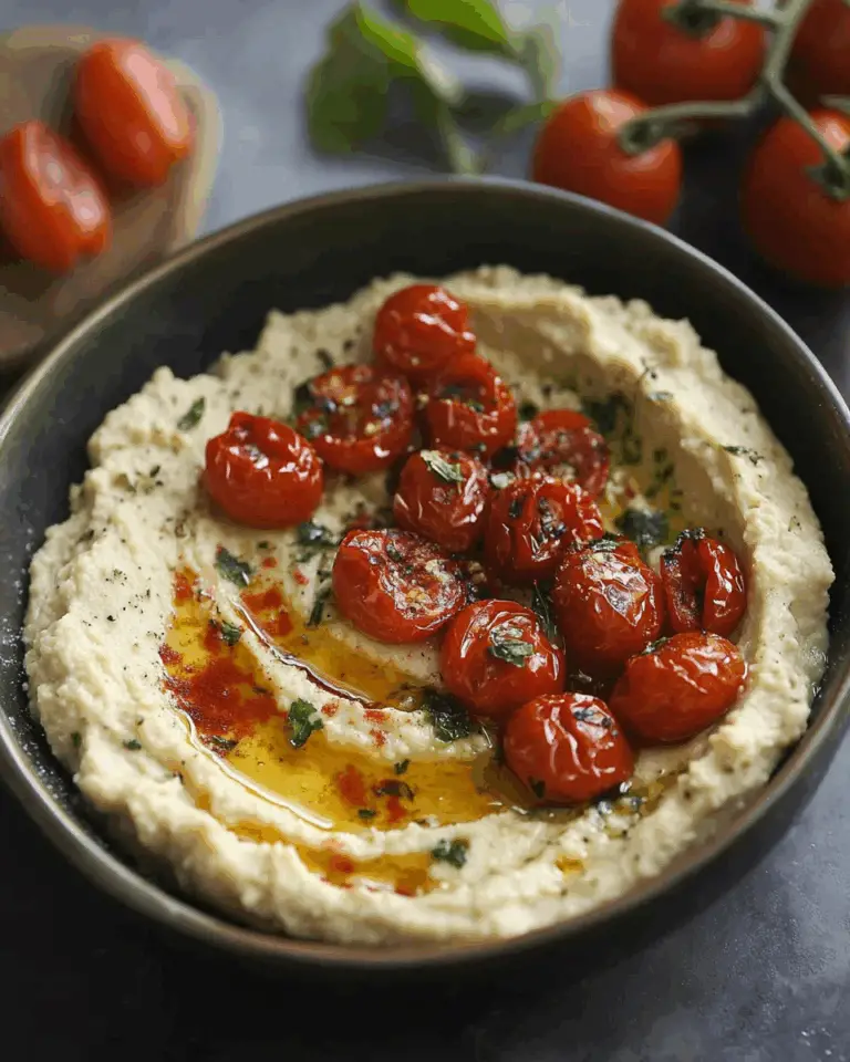 White Bean Dip with Roasted Tomatoes