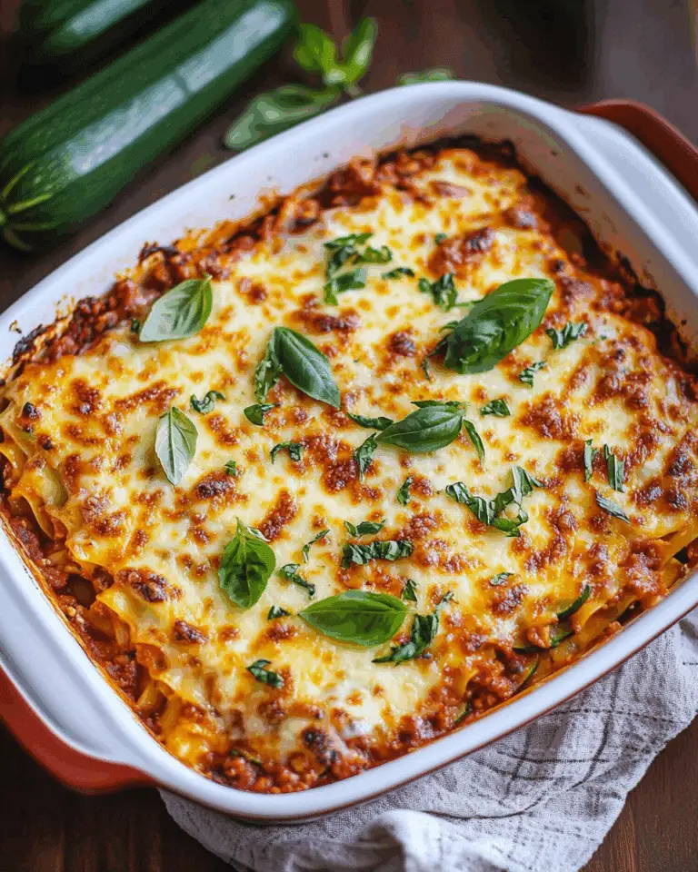 Zucchini Lasagna