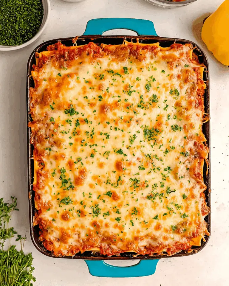 Homemade Lasagna with Ricotta