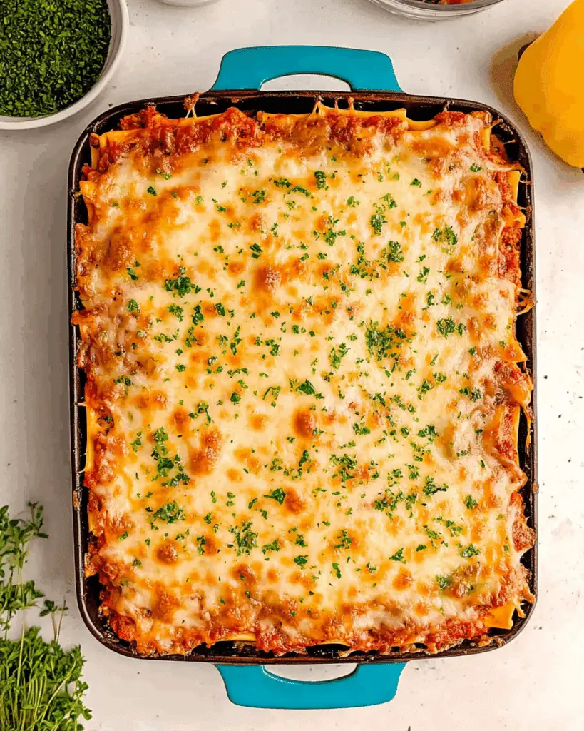 Homemade Lasagna with Ricotta