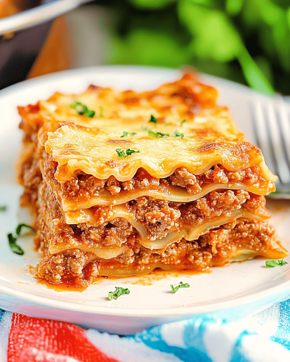 Homemade Lasagna with Ricotta