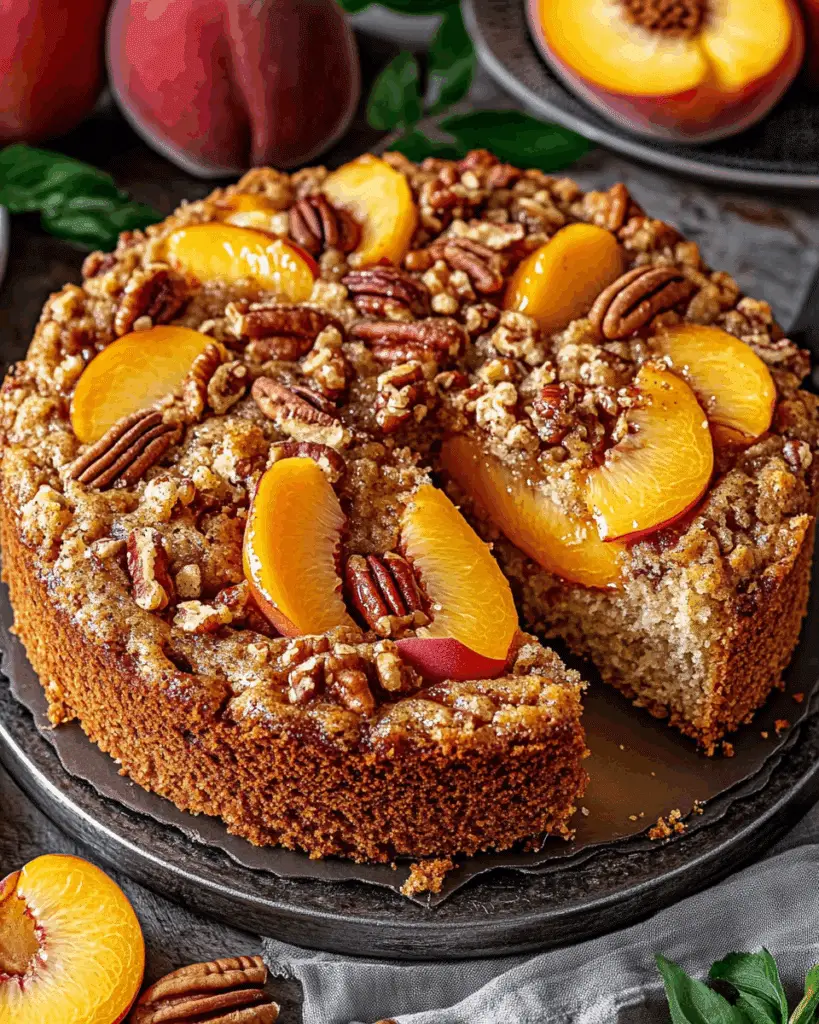 Peach Coffee Cake