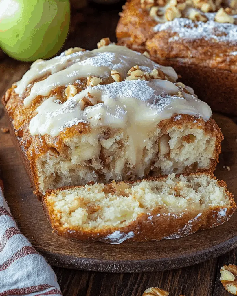 Apple-Walnut Fritter Bread