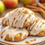 Apple Cookies with Maple Icing