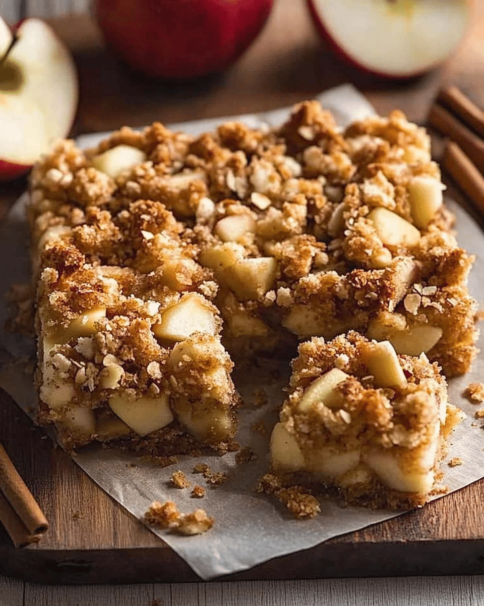 Apple Crumble Bars