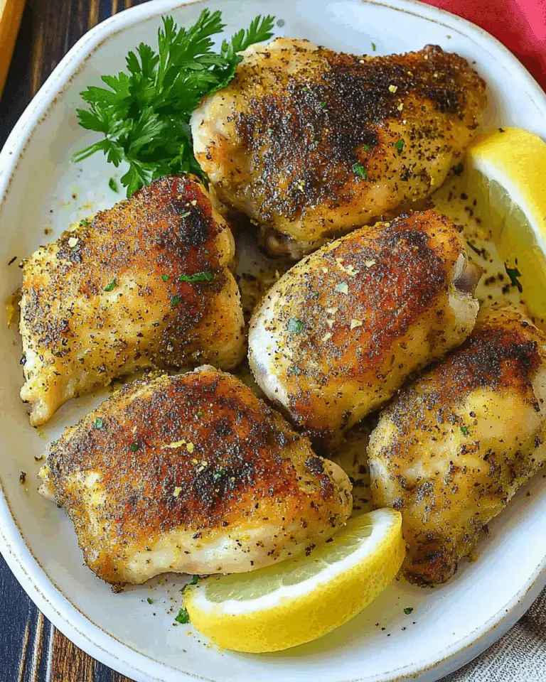 Baked Lemon Pepper Chicken