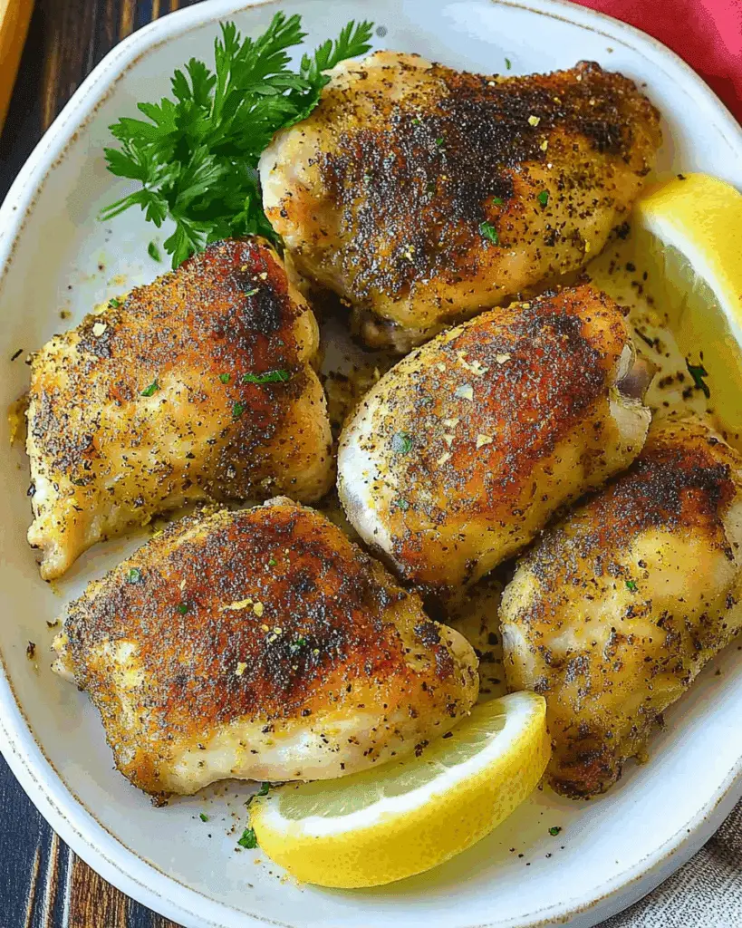Baked Lemon Pepper Chicken