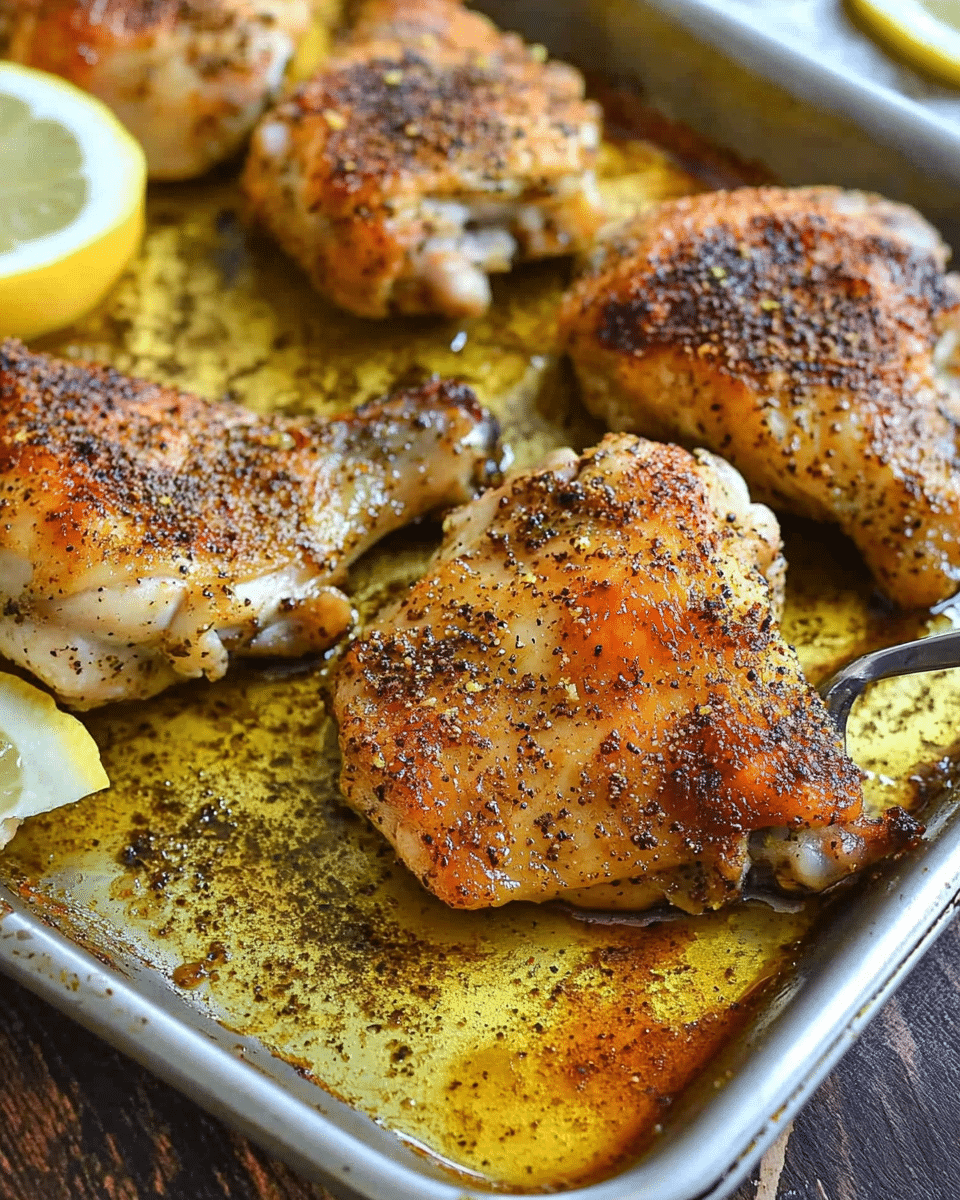 Baked Lemon Pepper Chicken