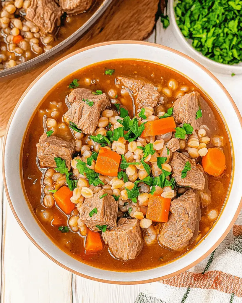 Beef Barley Soup