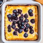 Blueberry Cottage Cheese Bake