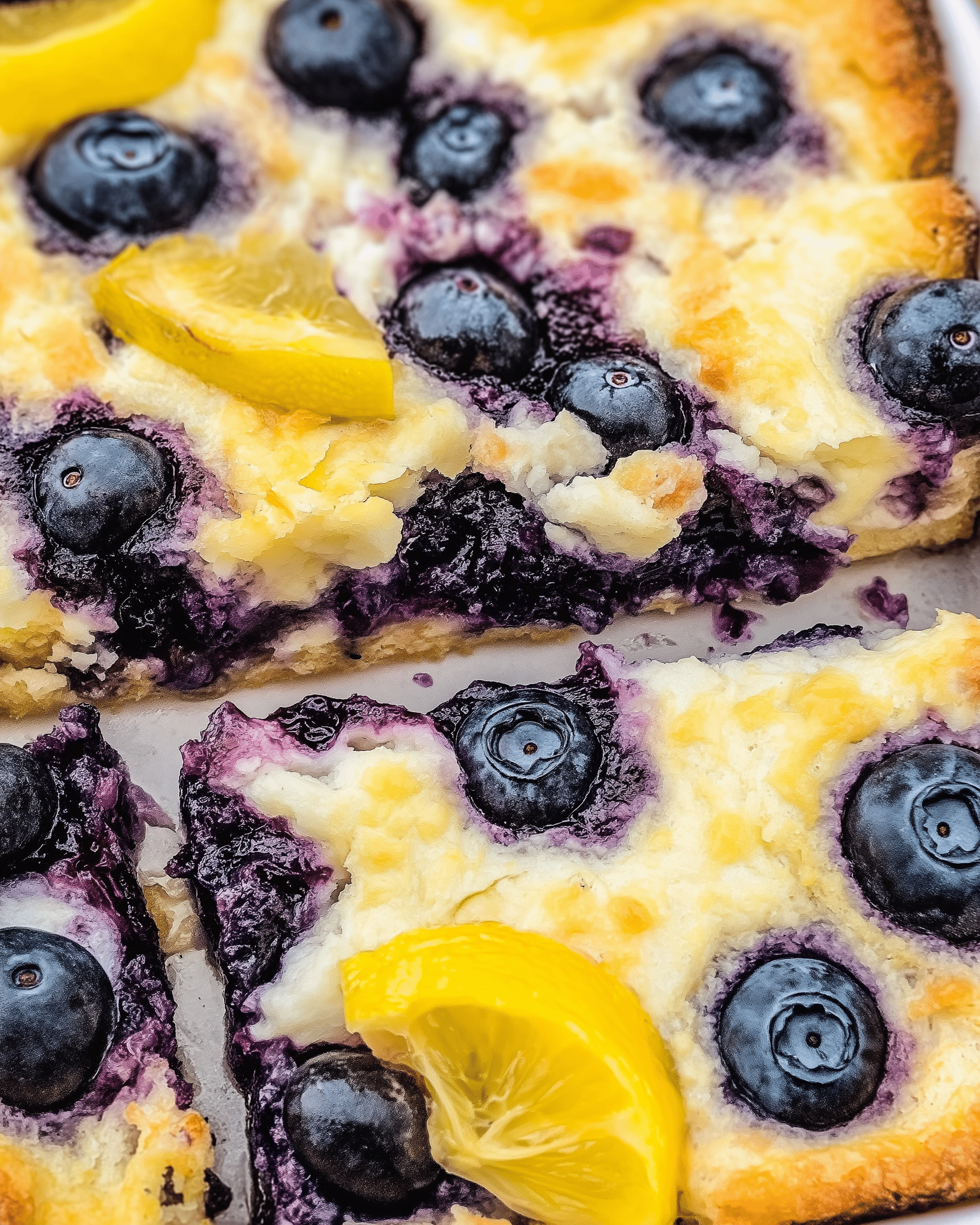 Blueberry Cottage Cheese Bake