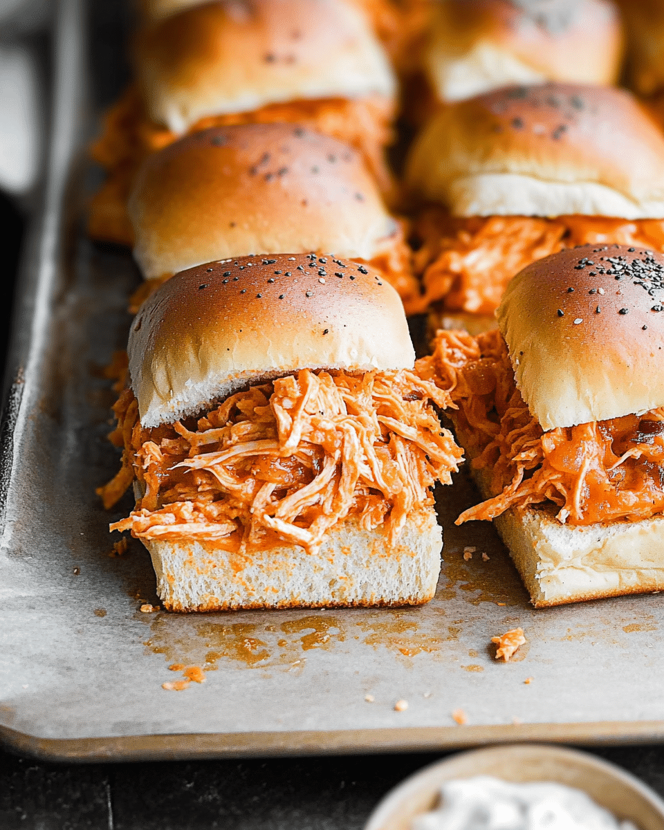 Buffalo Chicken Sliders