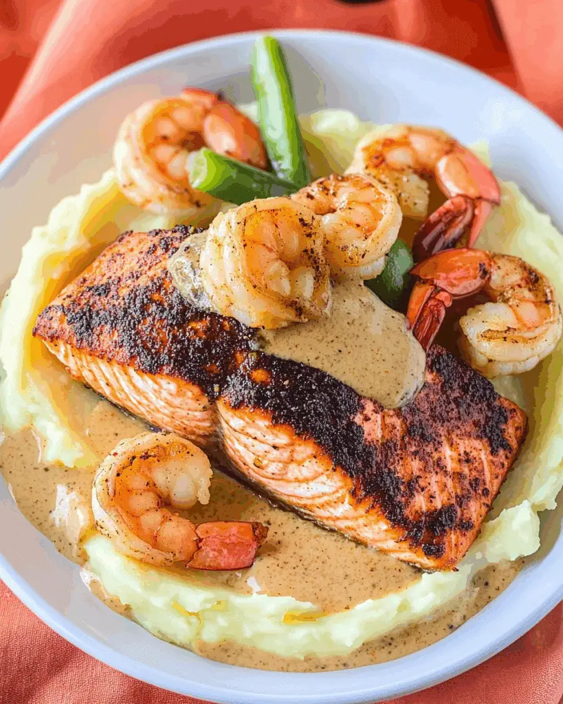 Cajun Shrimp and Salmon