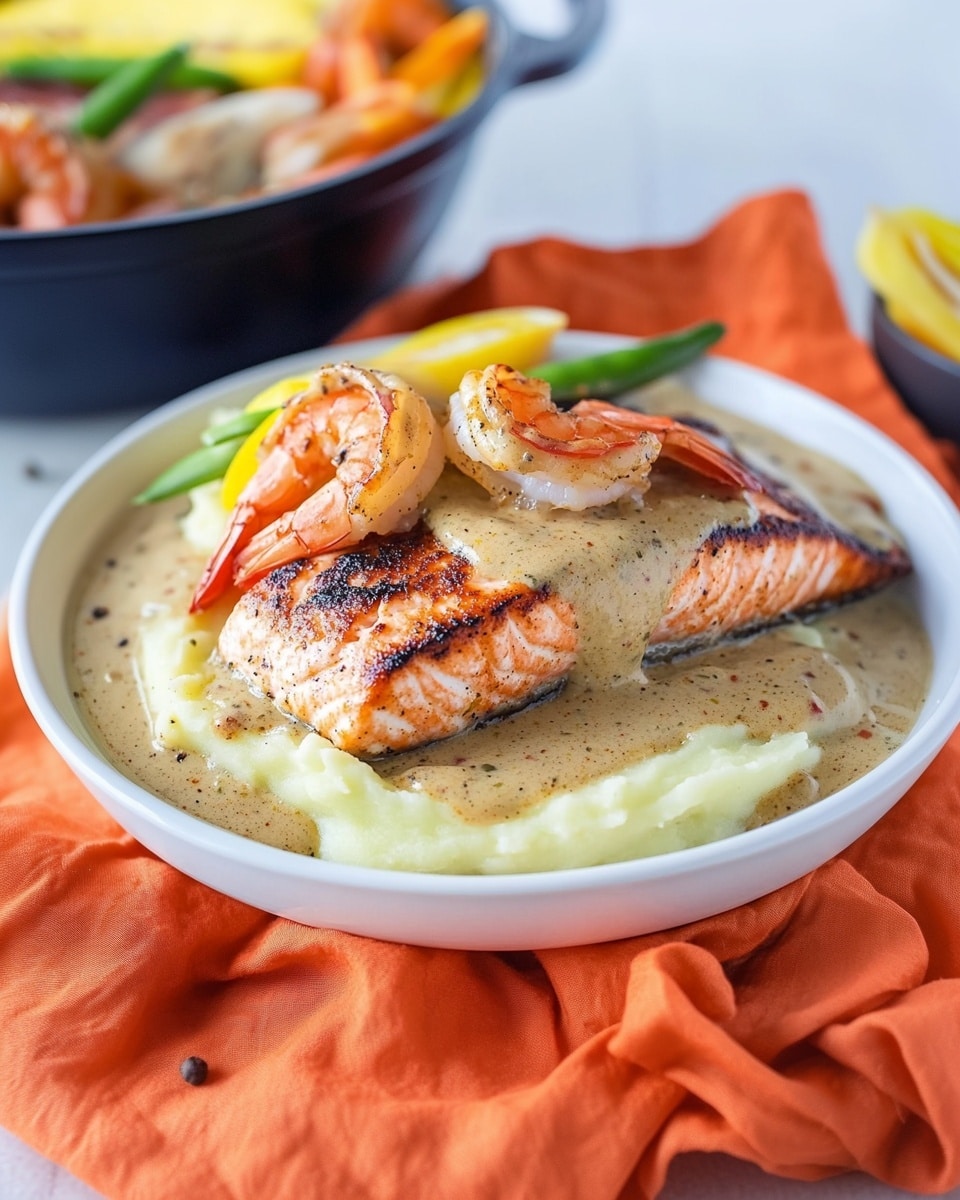 Cajun Shrimp and Salmon