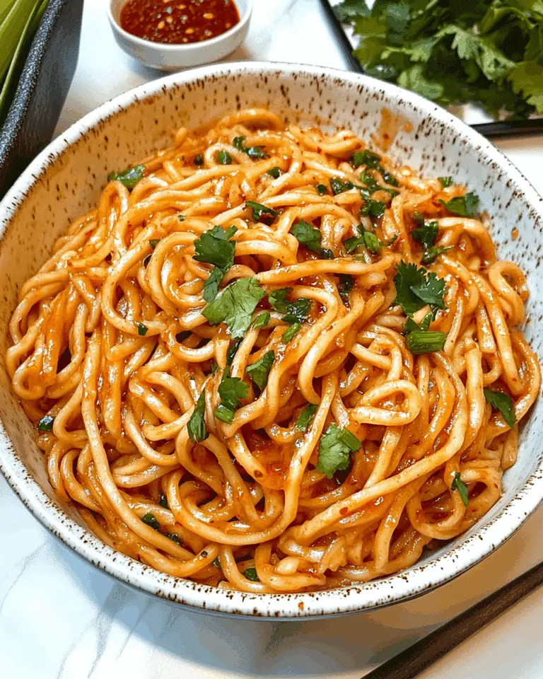 Chili Peanut Noodles