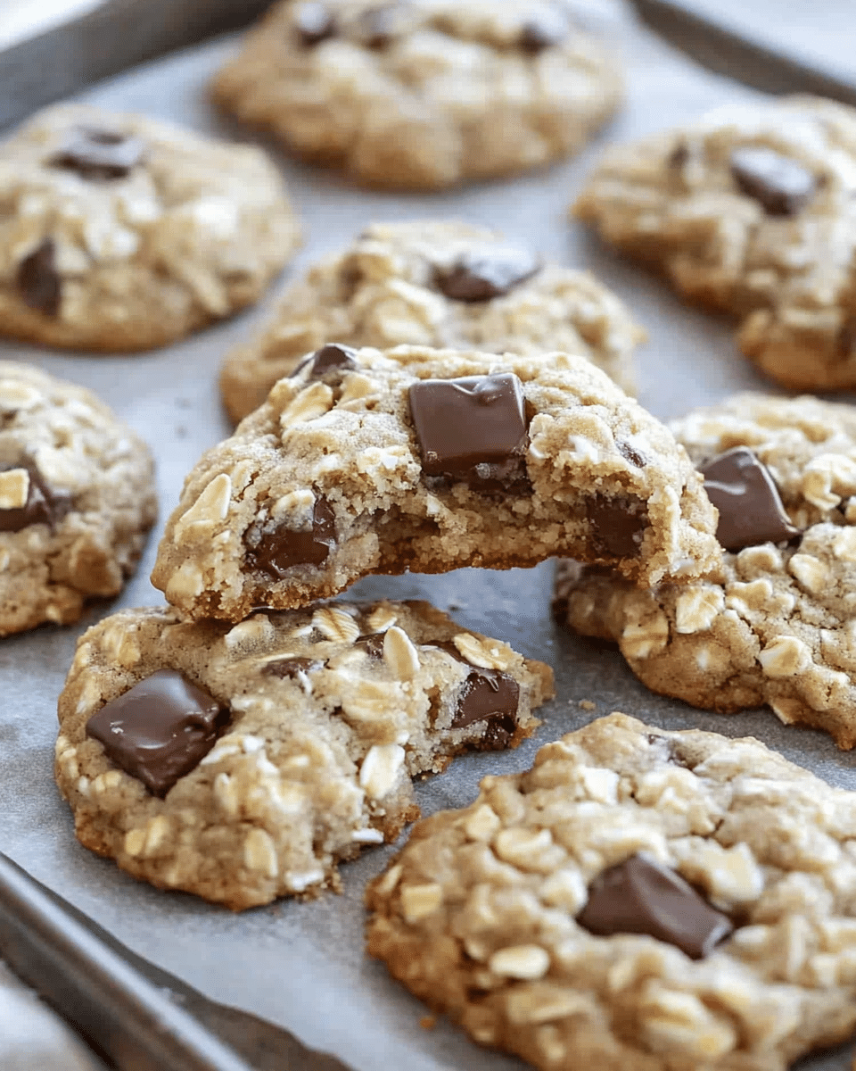 Chocolate Chunk Oatmeal Coconut Cookies