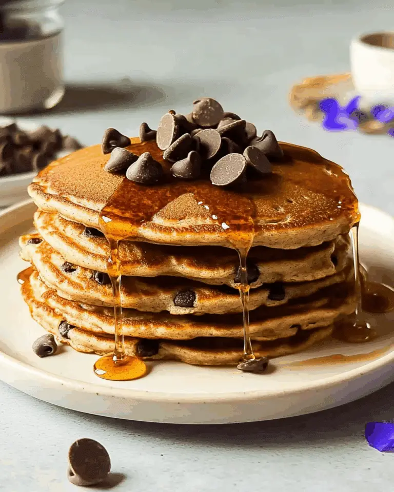 Chocolate Chip Protein Pancakes