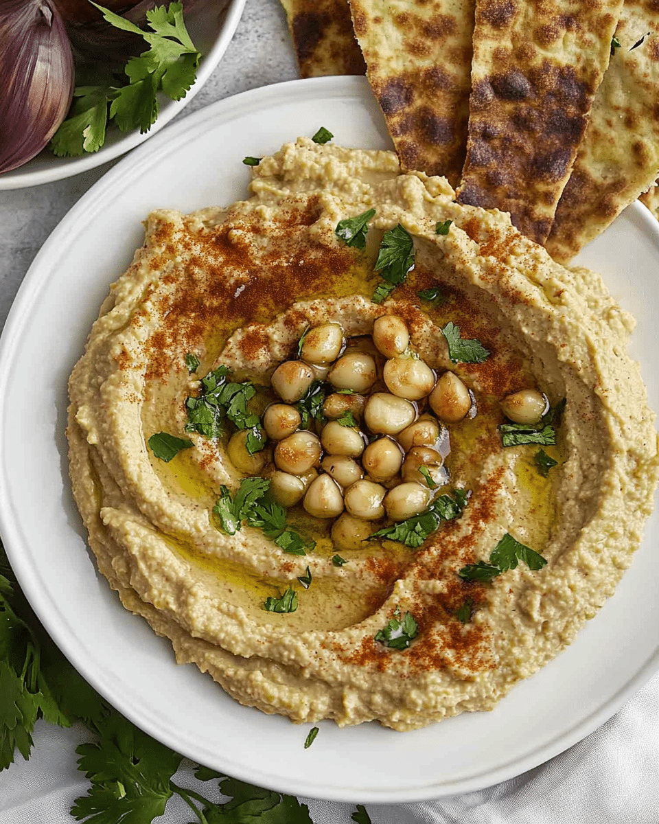 Chunky Garlic Hummus