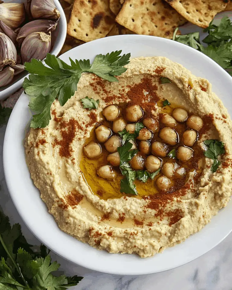 Chunky Garlic Hummus