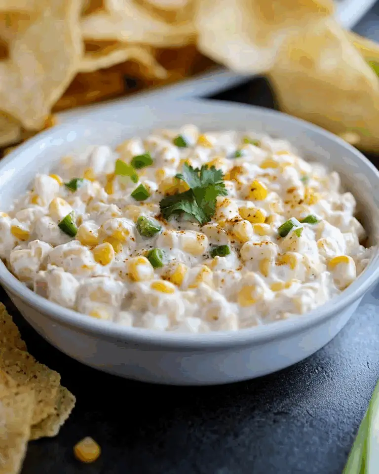 Grilled Corn and Green Chile Dip