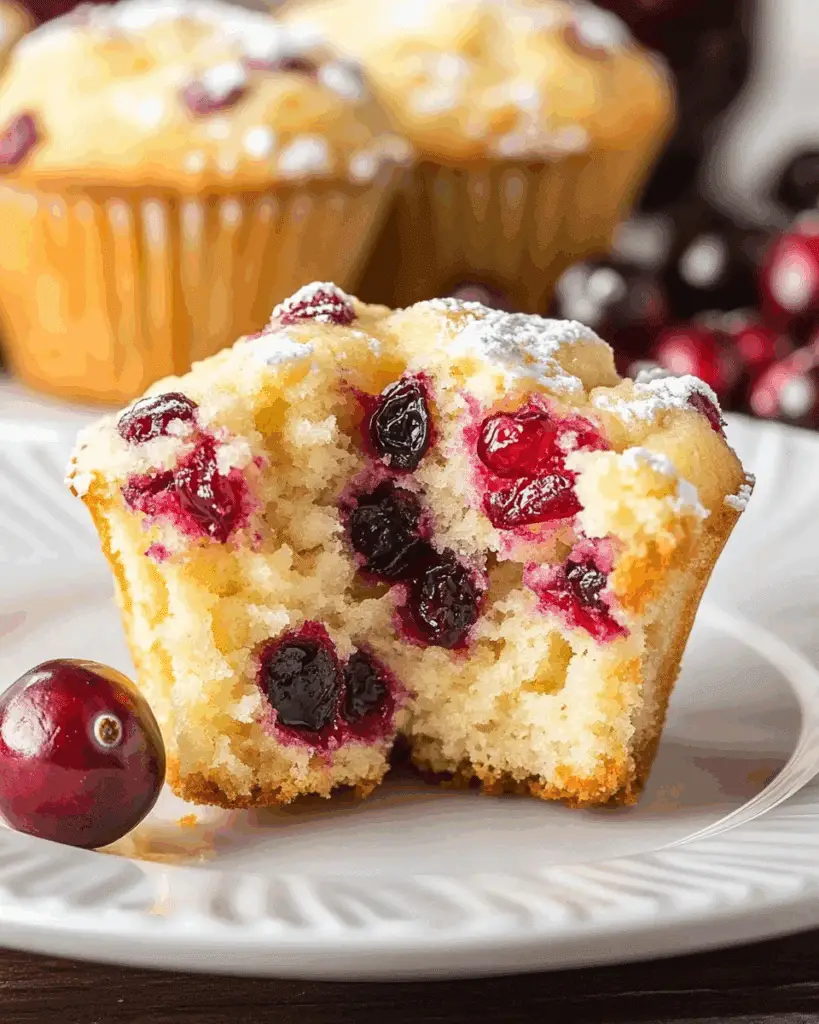 Cranberry Cream Cheese Muffins