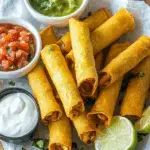 Crispy Baked Chicken Taquitos