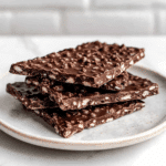 Homemade Crunch Chocolate Bars Recipe