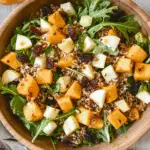 Fall Harvest Salad with Honey Balsamic Vinaigrette