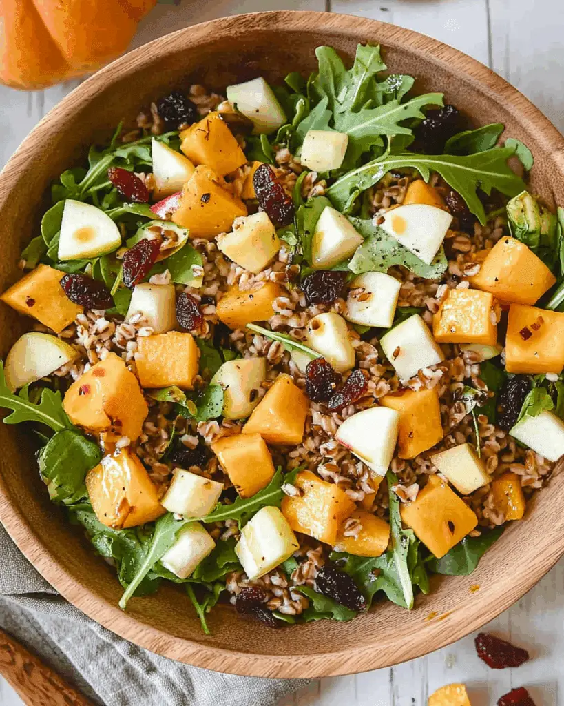 Fall Harvest Salad with Honey Balsamic Vinaigrette