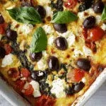 Greek Egg Bake Casserole