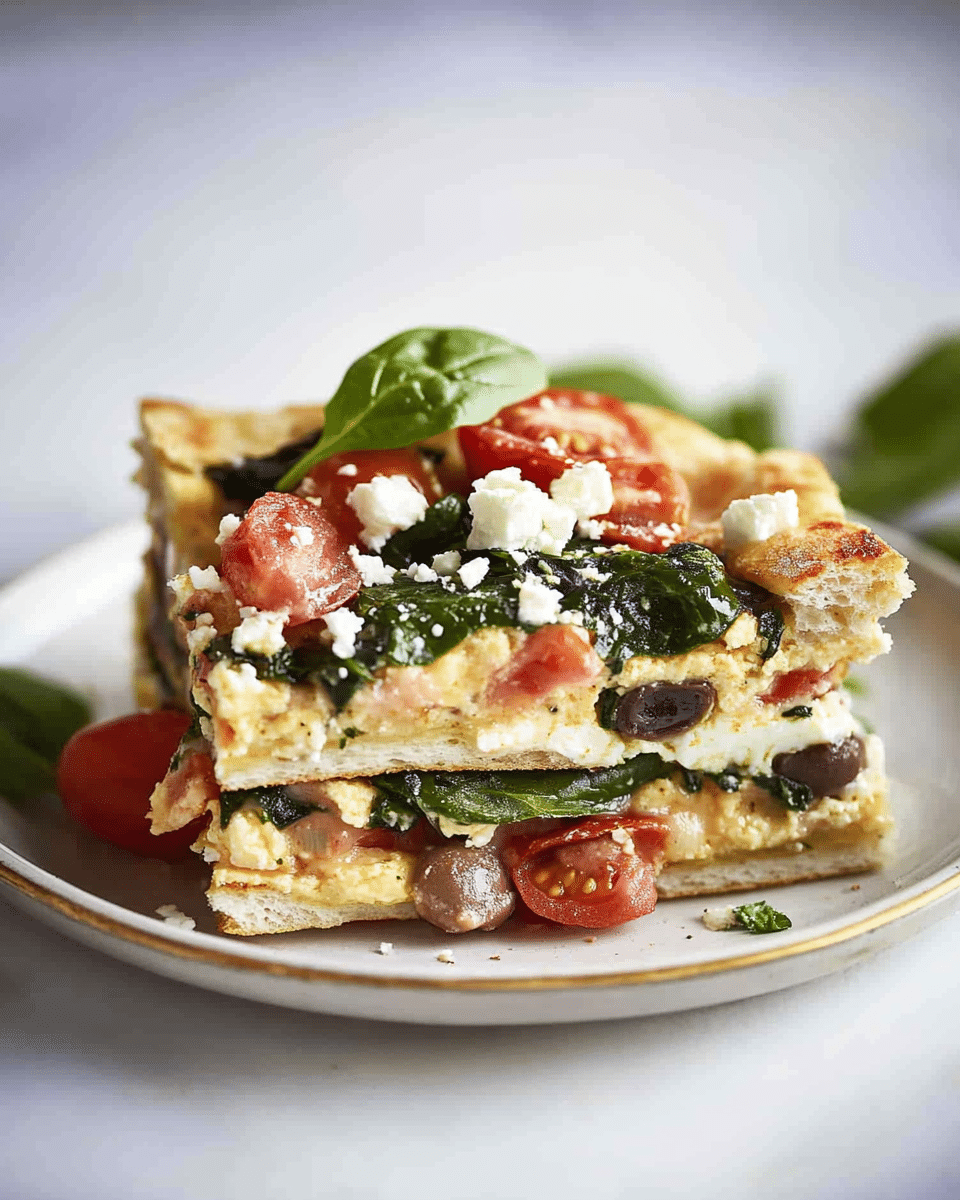 Greek Egg Bake Casserole