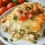 Green Chile Chicken Enchiladas