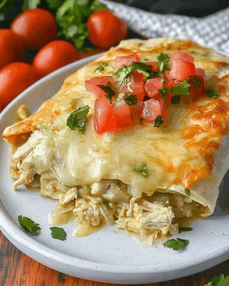 Green Chile Chicken Enchiladas
