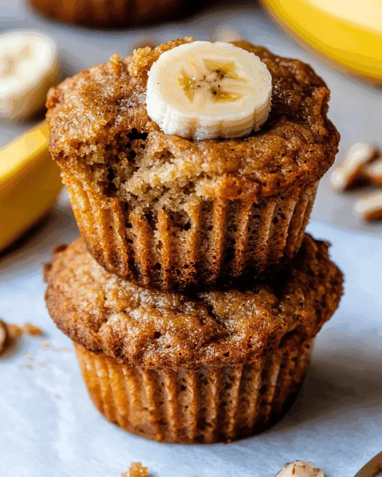 Healthy Banana Muffins