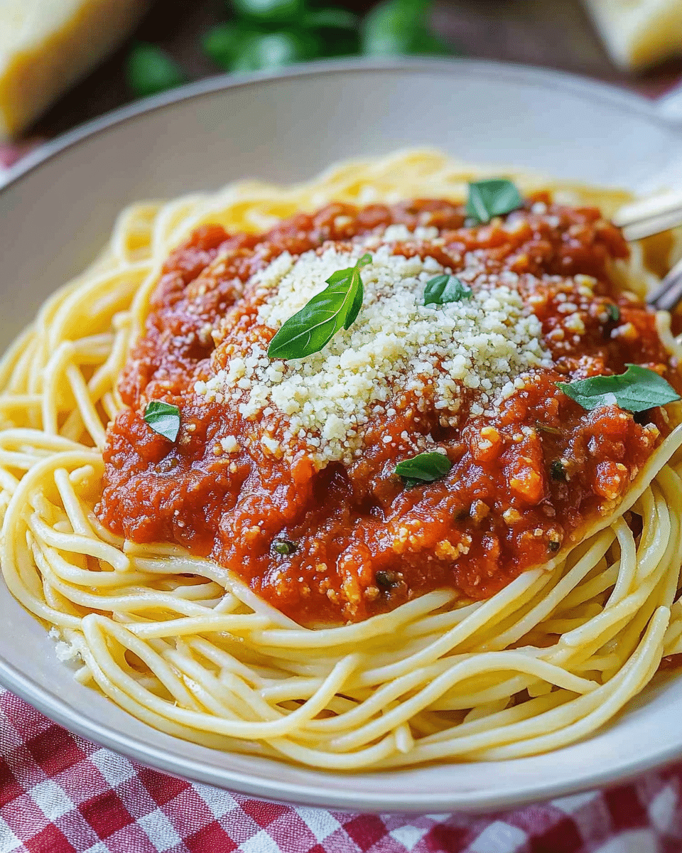 Homemade Spaghetti Sauce