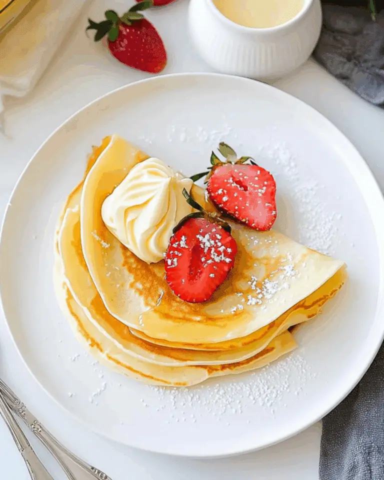 Honey Butter Crêpes