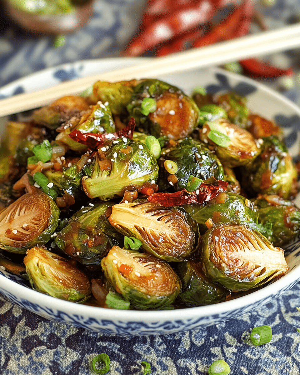 Kung Pao Brussels Sprouts