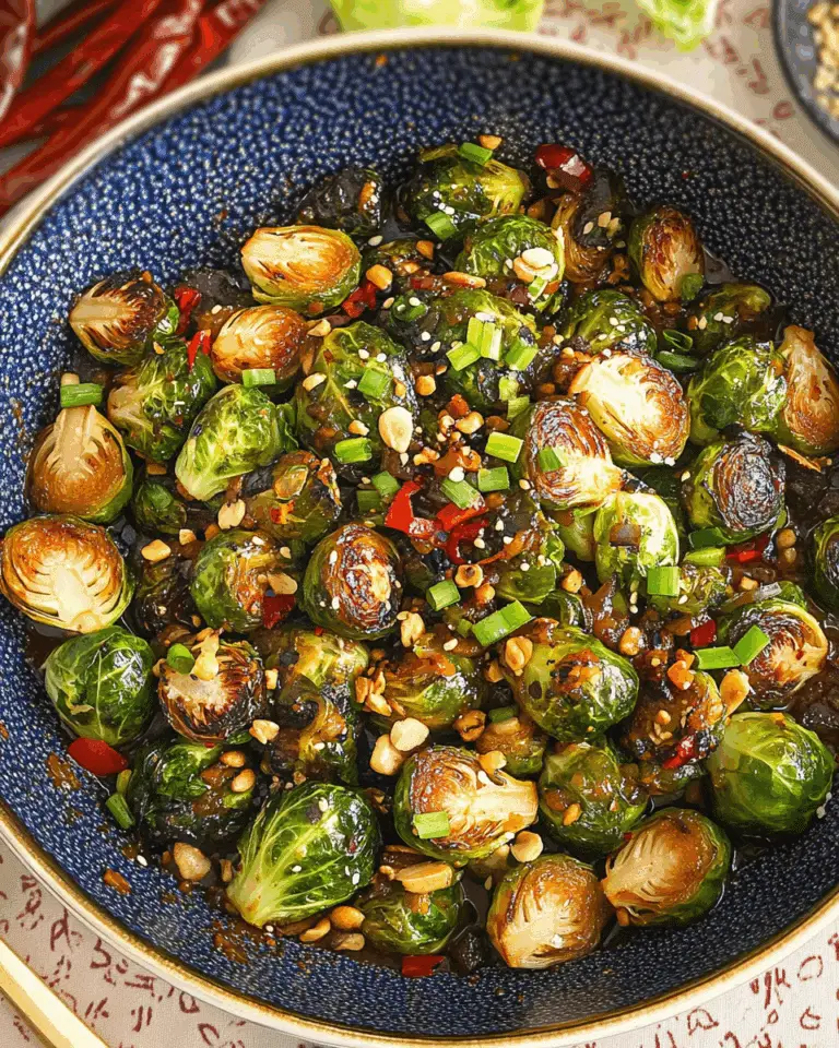 Kung Pao Brussels Sprouts