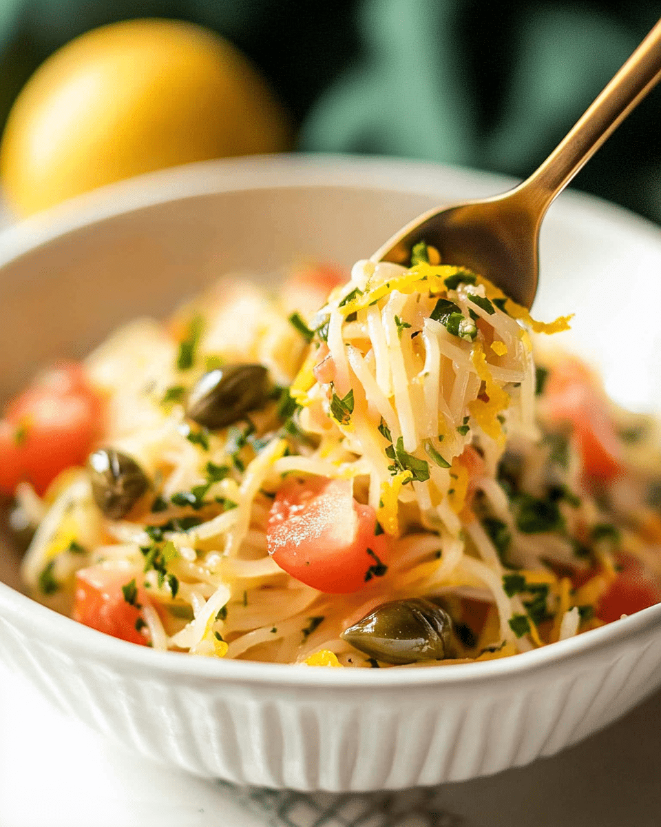 Lemon Capellini Salad