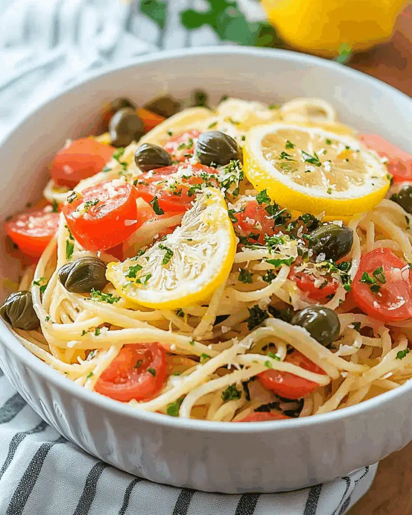 Lemon Capellini Salad