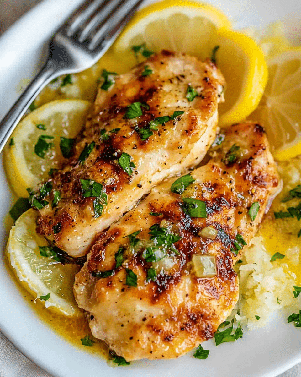 Lemon Chicken with Lemon Butter Sauce