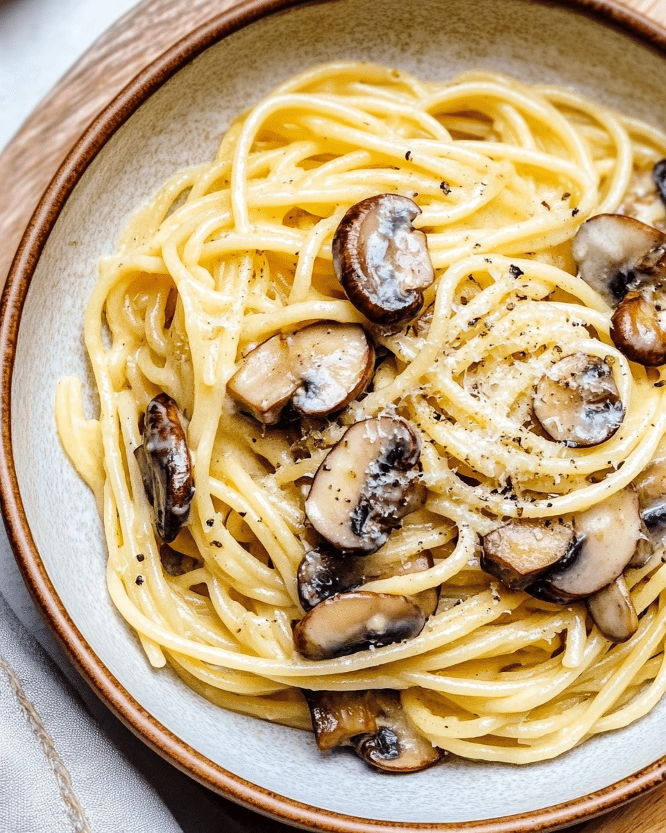 Miso Butter Shiitake Pasta